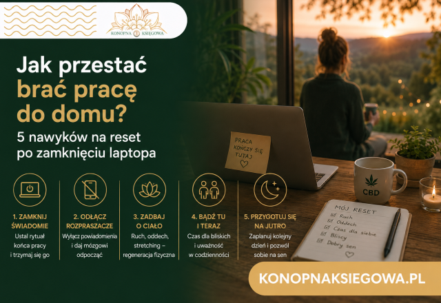 Jak przestać brać pracę do domu? 5 nawyków na reset po zamknięciu laptopa
